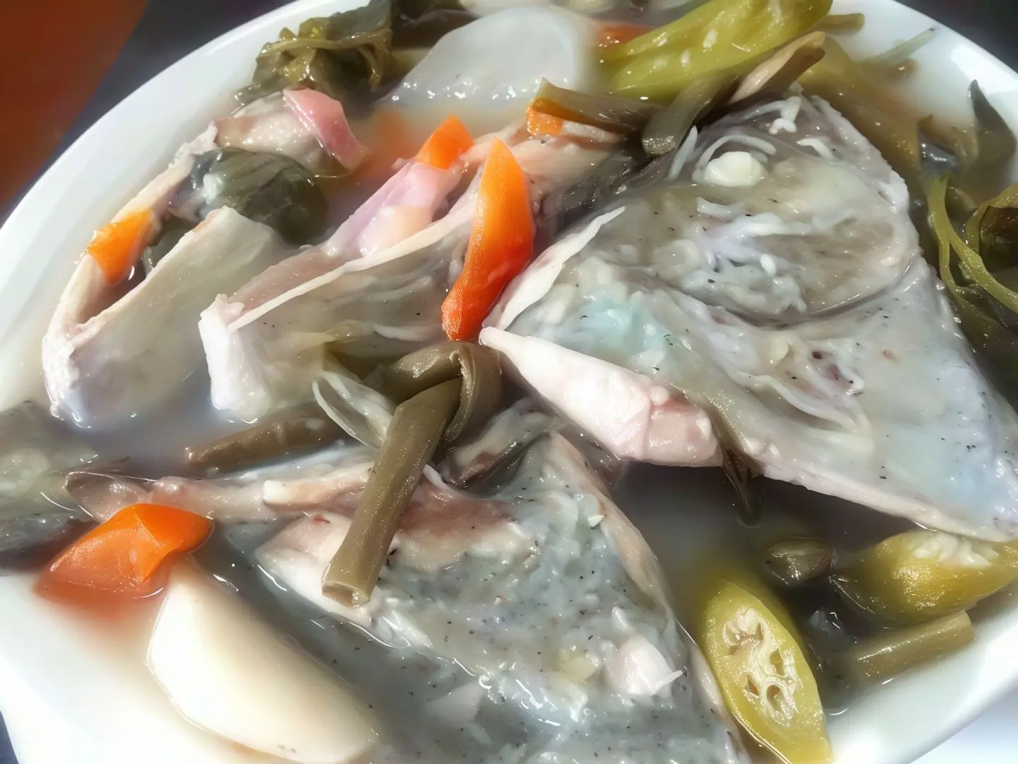 سمك ربيب مع الشوربة