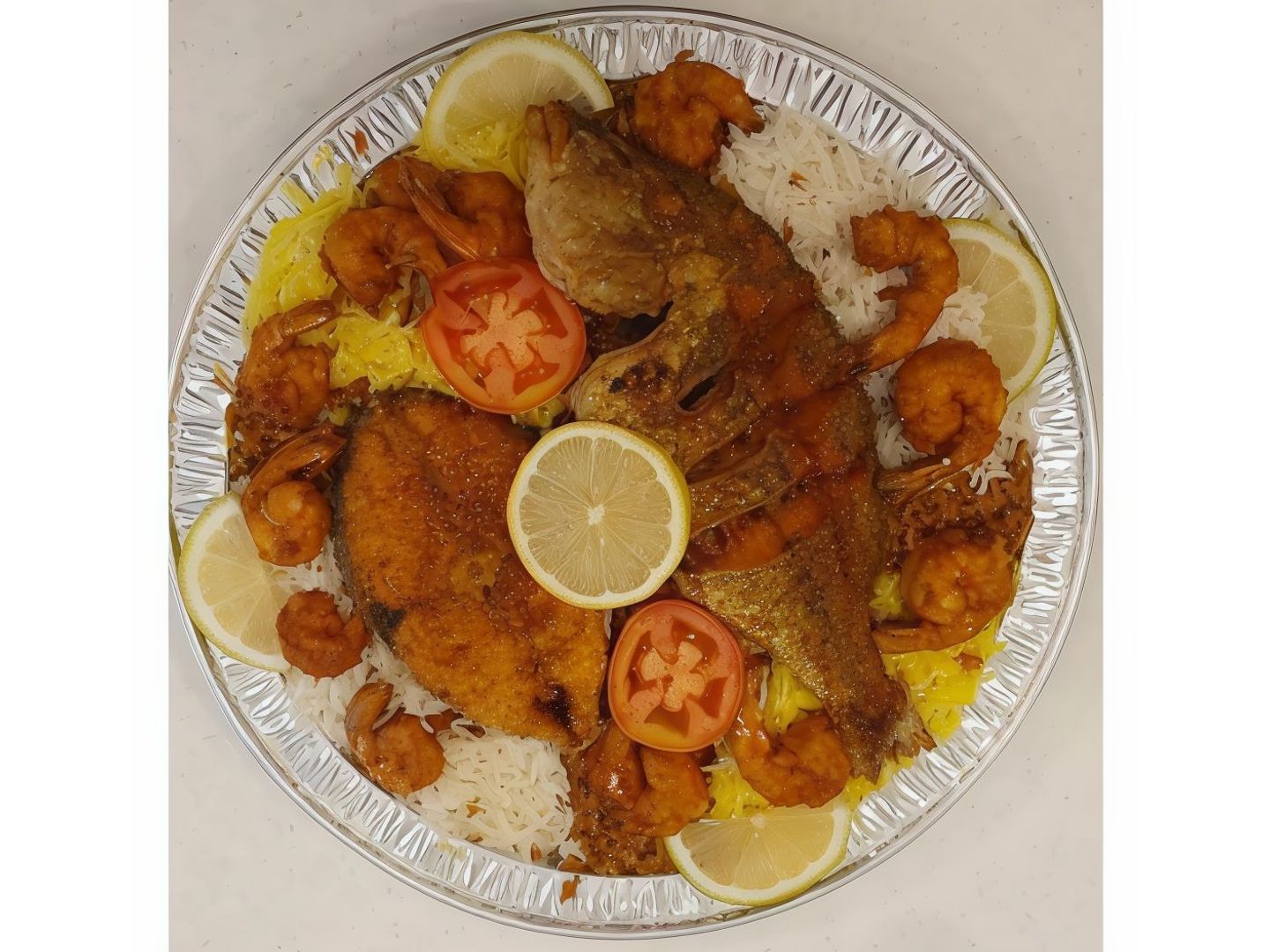 وجبة بحرية مقلي