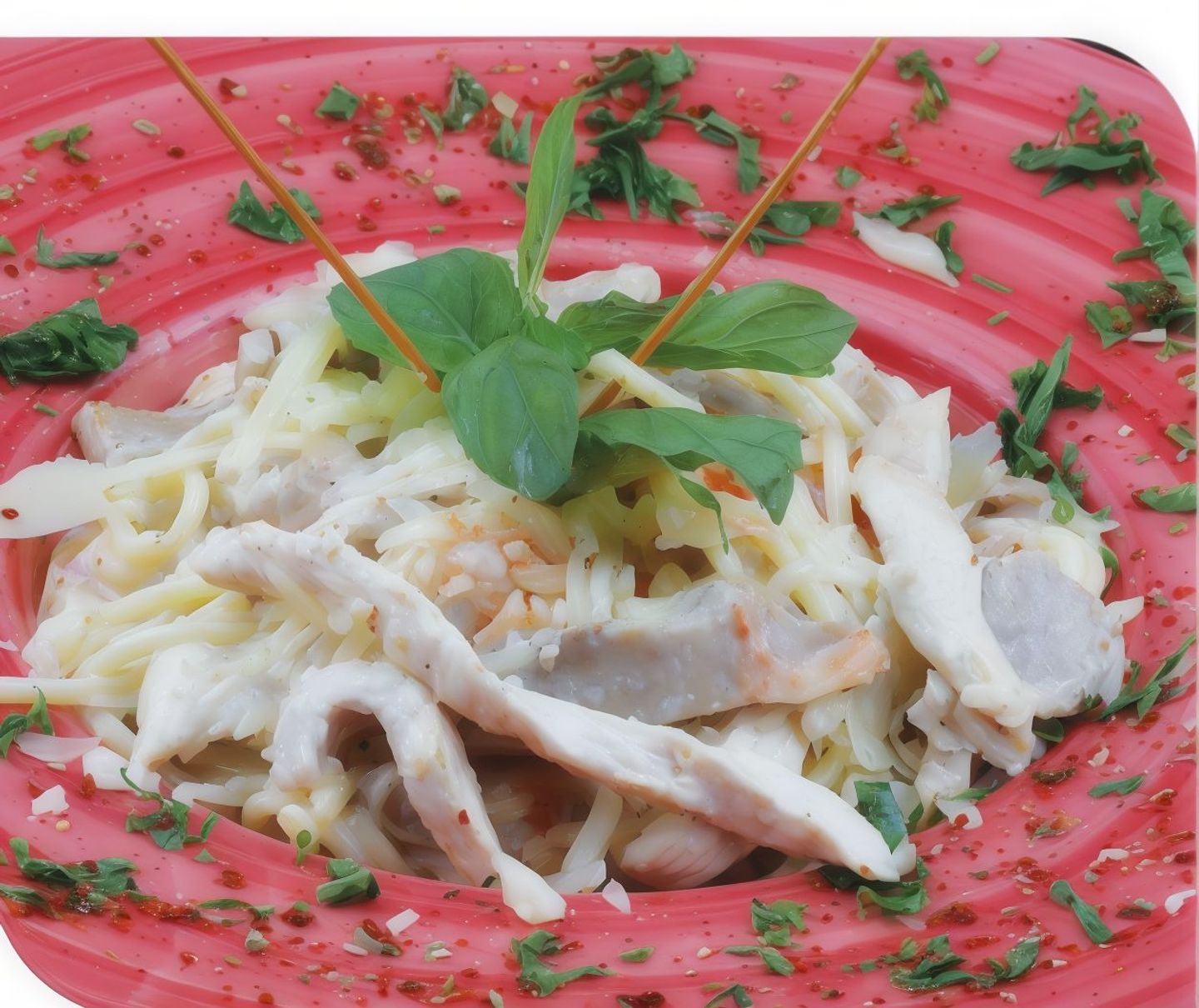 Spaghettis Alfredo