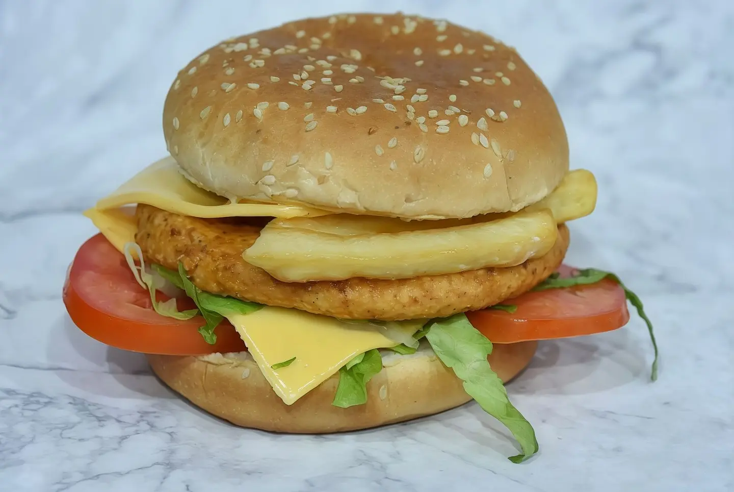 Chicken Burger With Cheese