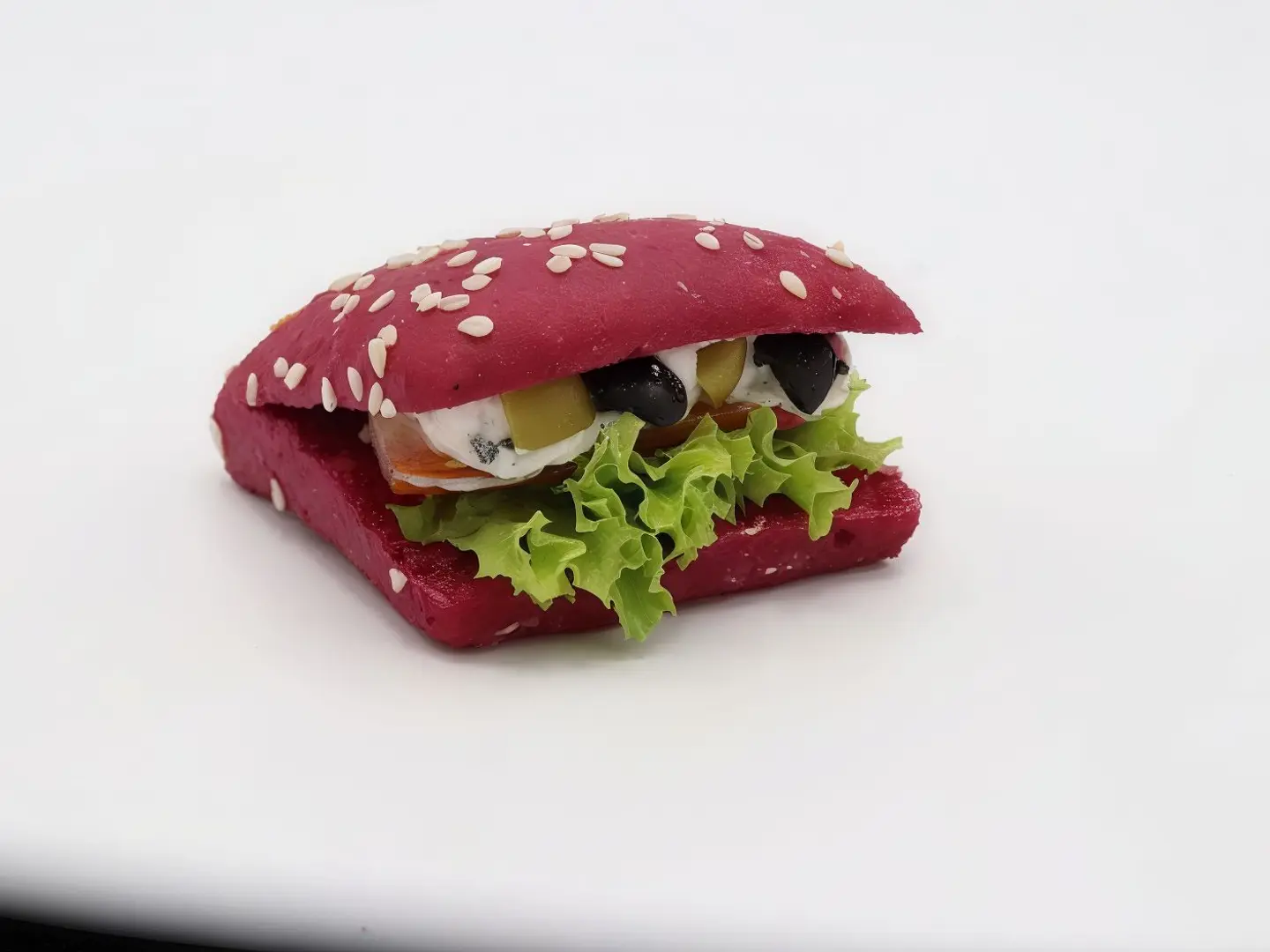 Labneh With Olive Mexican Sandwich