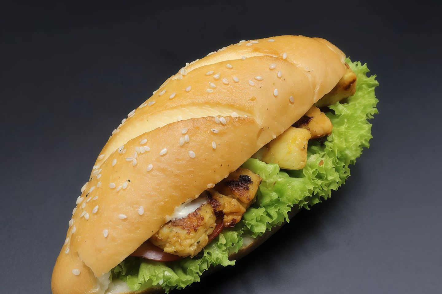 لوف بريوش ساندوتش فيليه سمك مشوي