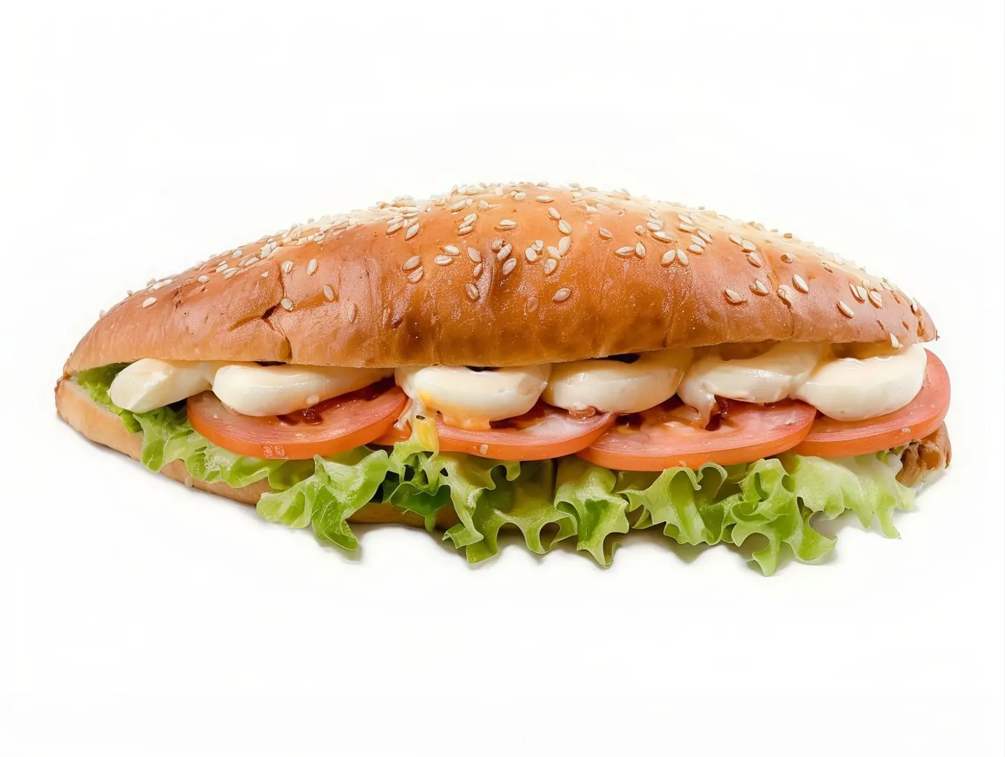Love Brioche Cream Cheese Sandwich With Cucumber And Lettuce