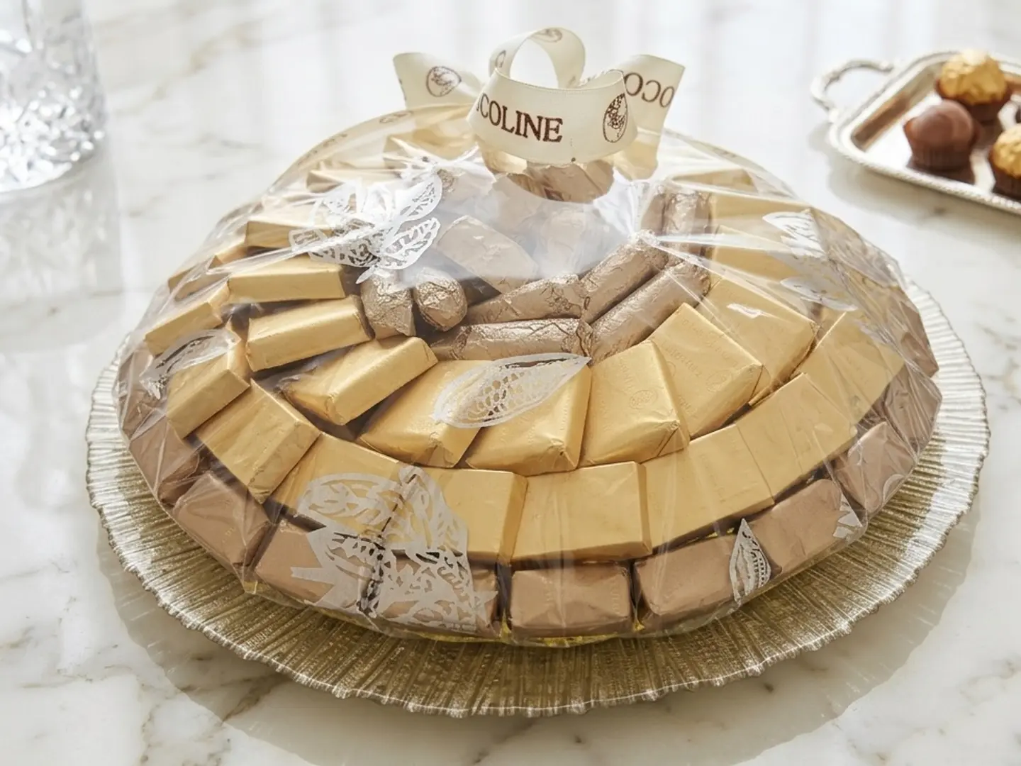 صحن شوكولاتة مغلفة باركود (2000097276)