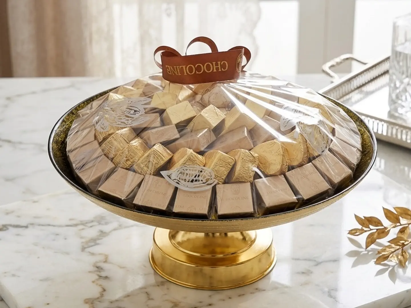 صحن شوكولاتة مغلفة صغير باركود (2000097278)