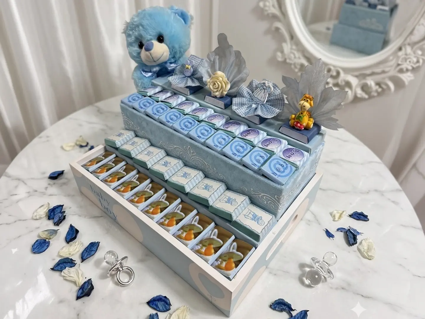 تبسي شوكولاتة مغلفة بيبي أزرق باركود (2000097634)