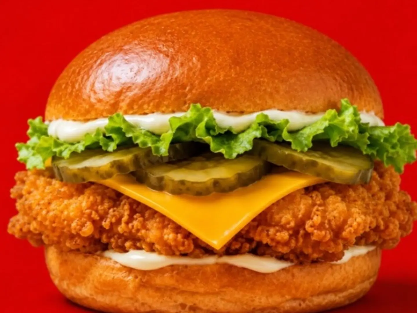 Crispy Chicken Burger Sandwich