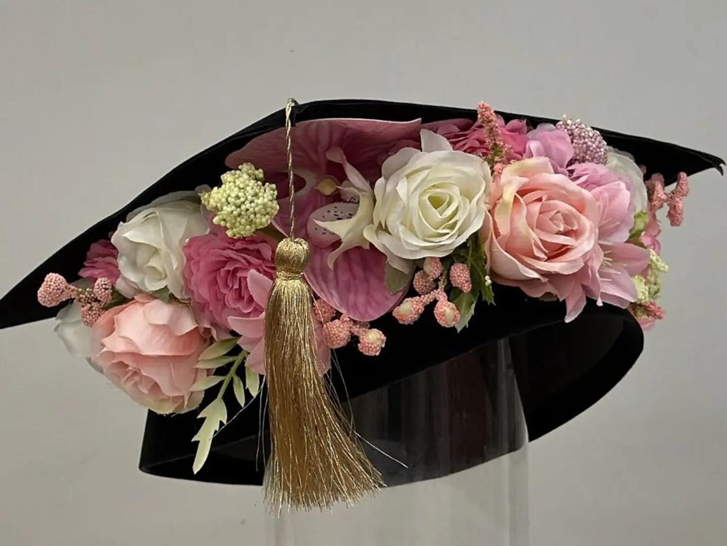 Luxury Pink Graduation Cap