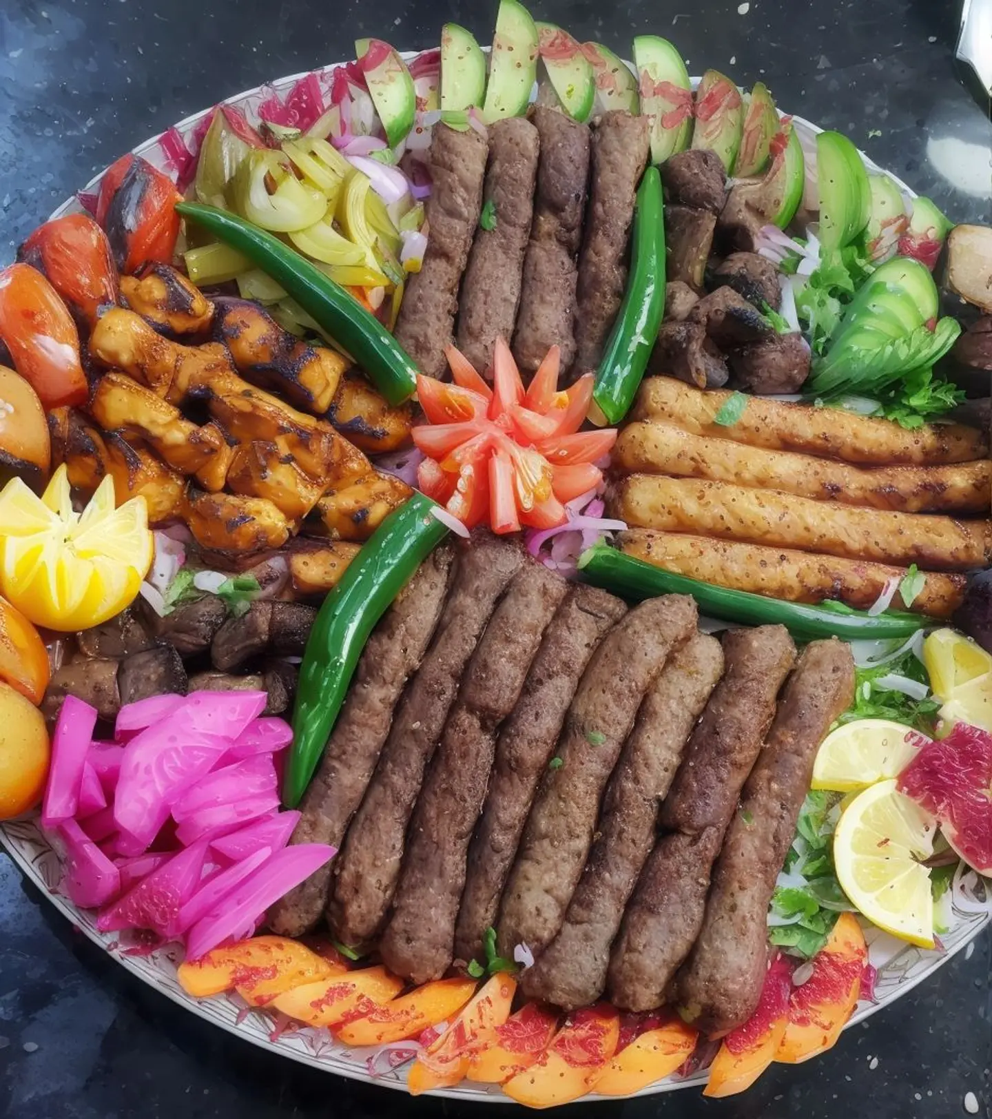 كيلو مشاوي مشكل