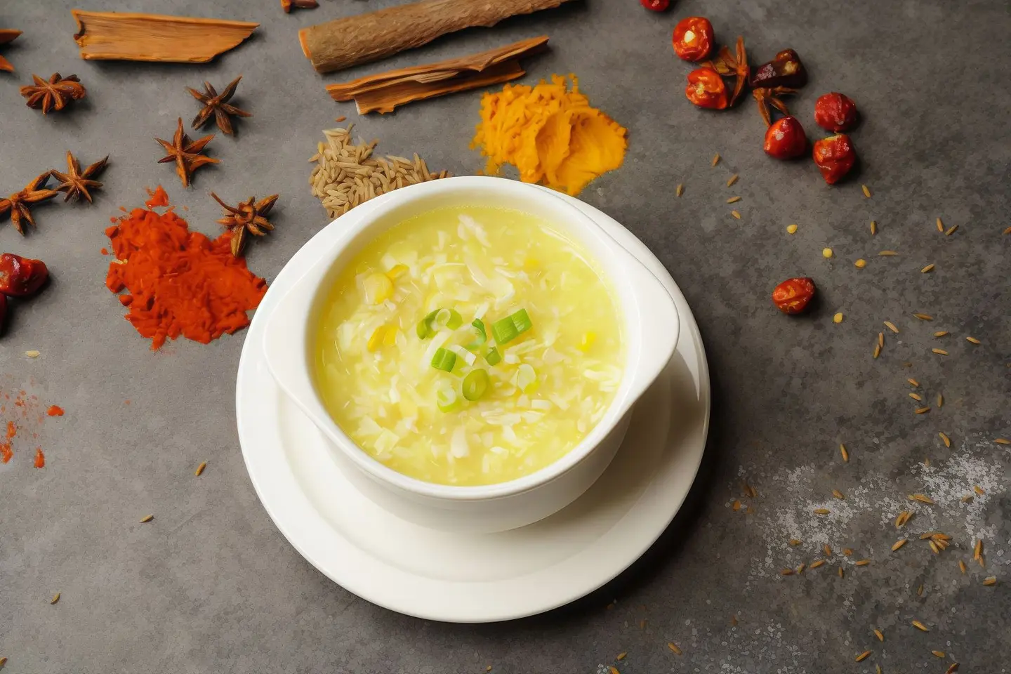 شوربة ذرة الدجاج