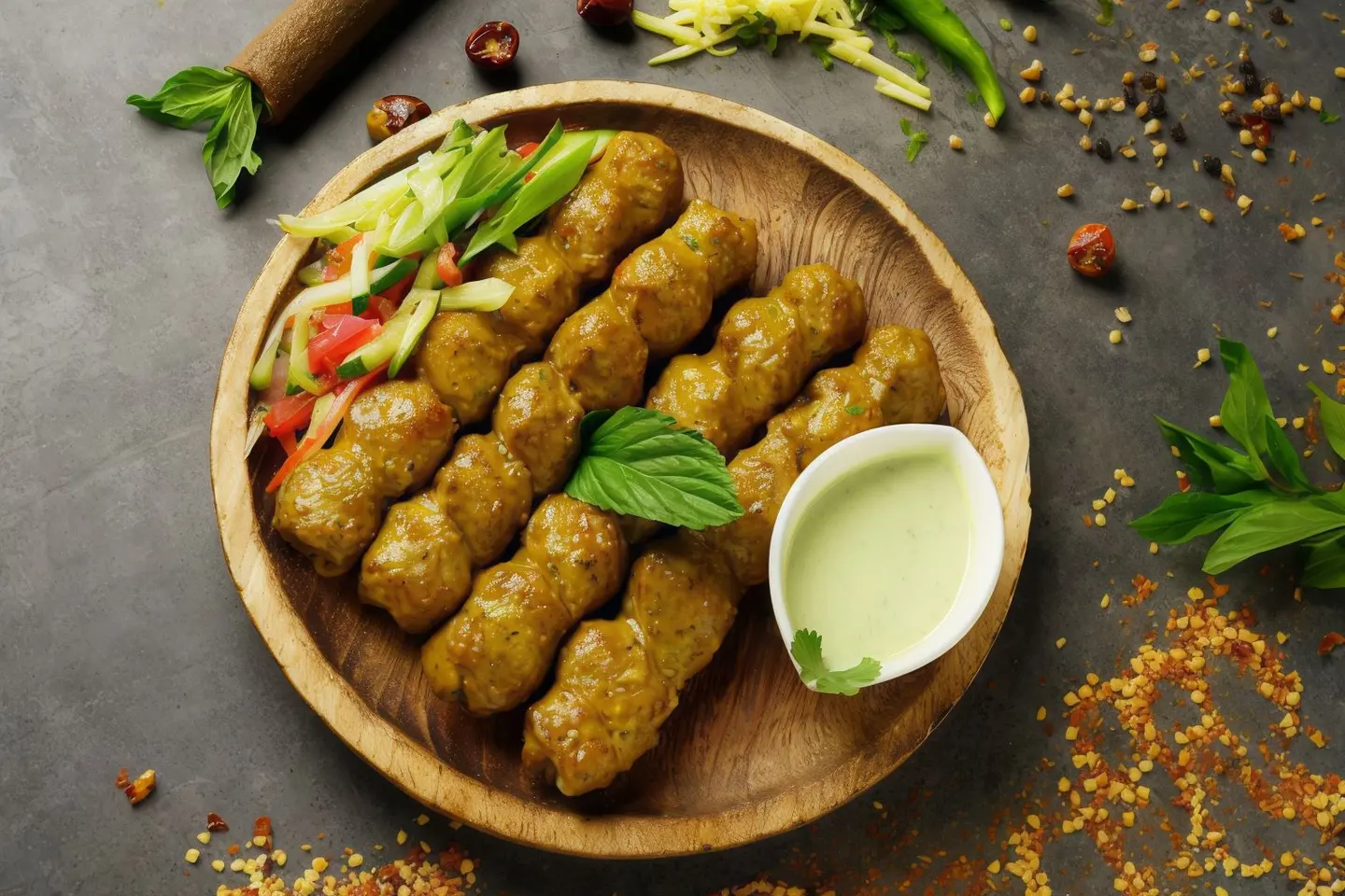 كباب دجاج بالجبنة