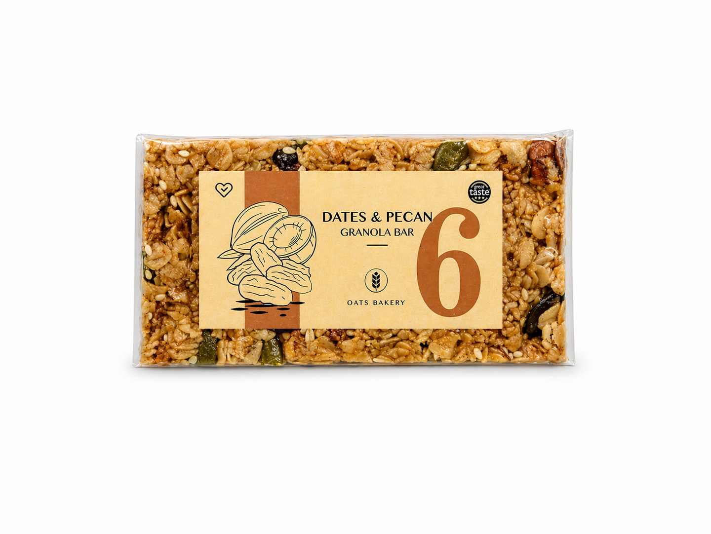 Date And Pecan Granola Bar