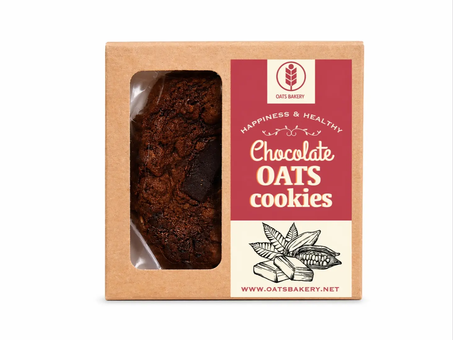 Chocolate Oats Cookies