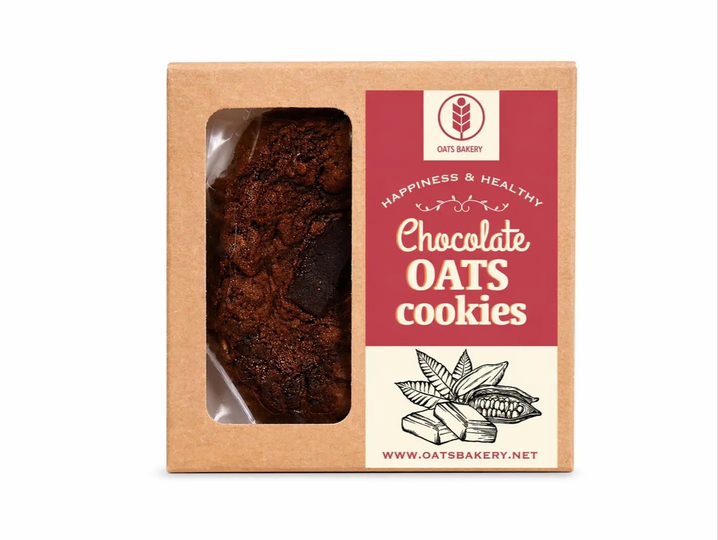 Chocolate Oats Cookies