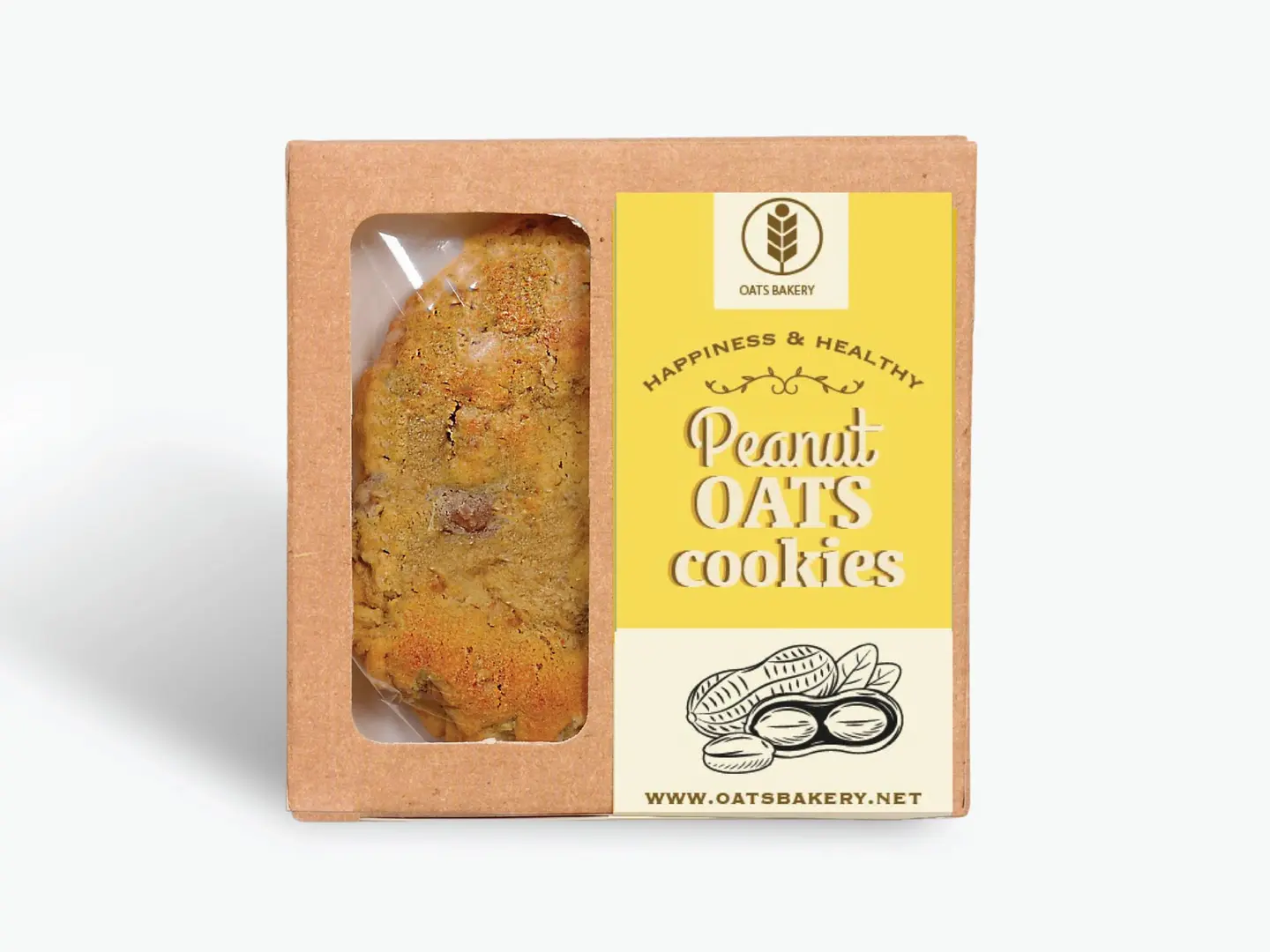 كوكيز الشوفان بالفول السوداني والشوكولاتة