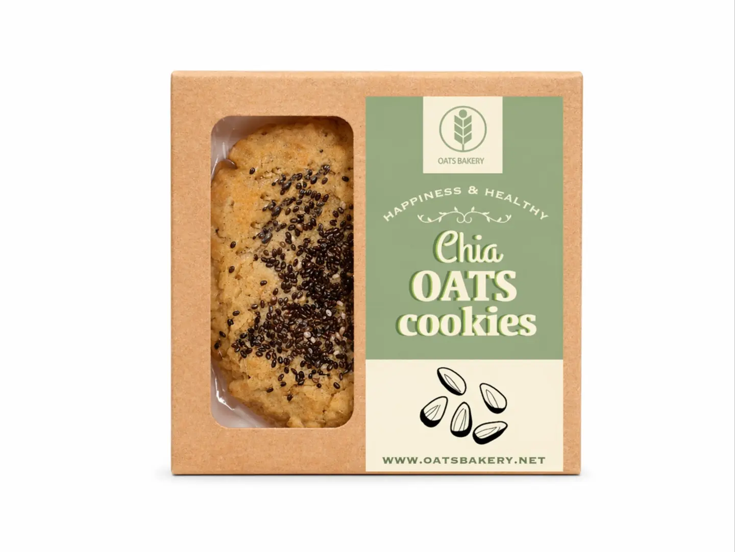 Oats Cookies With Chia Seeds