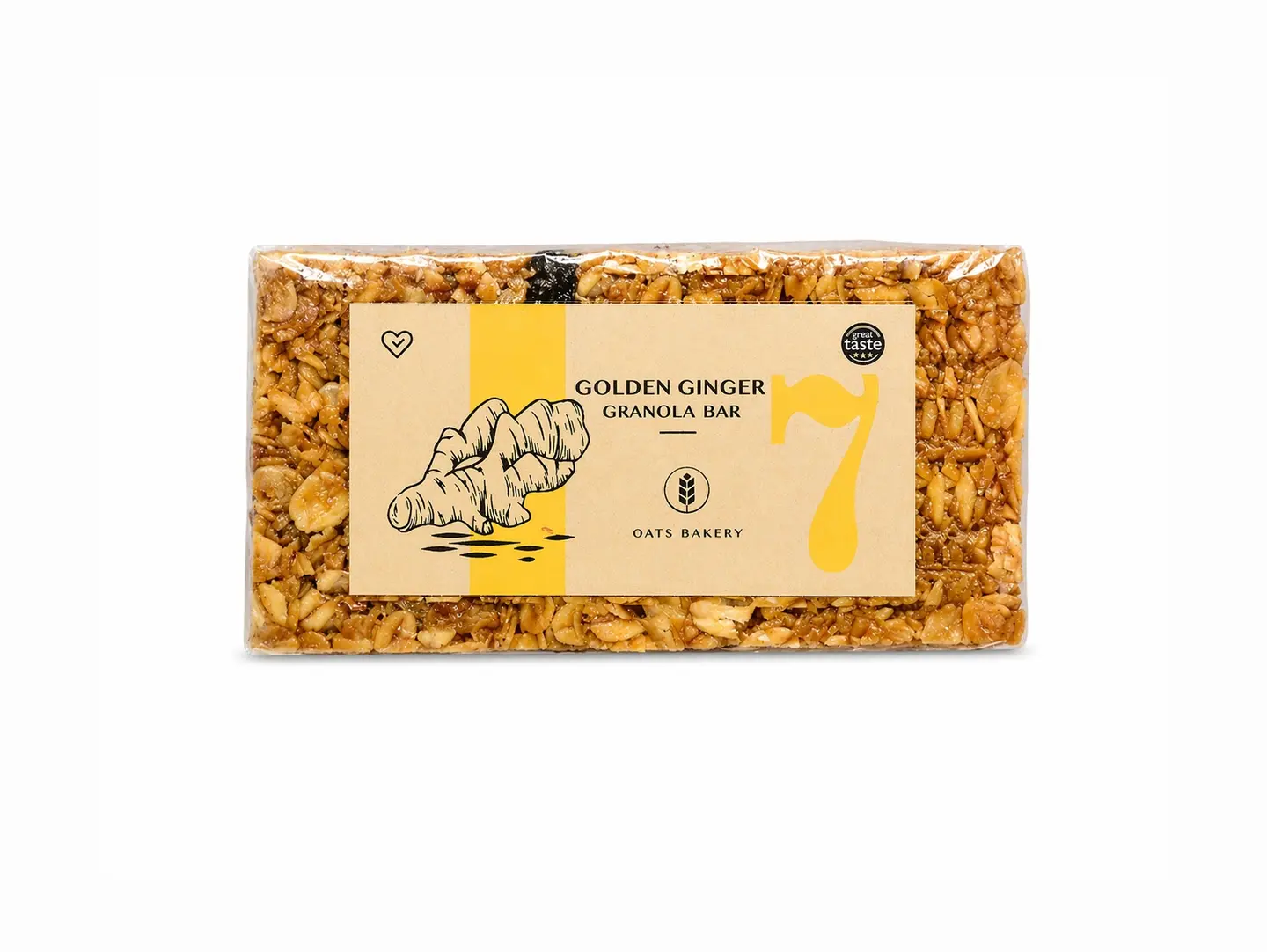 Golden Ginger Granola Bar