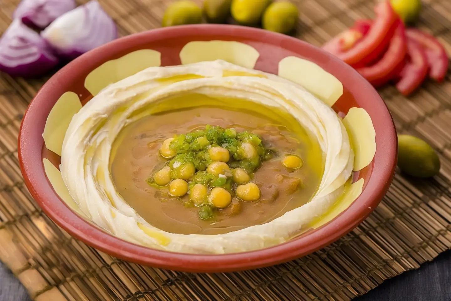 فول بالحمص