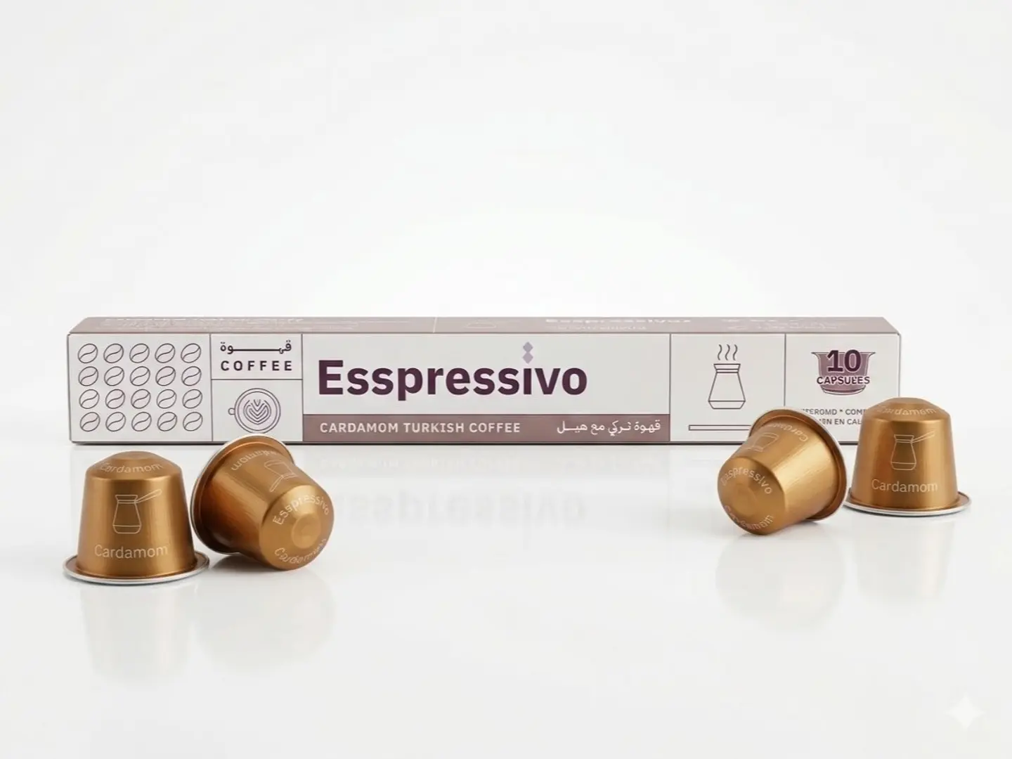 كبسولة قهوة تركي بالهيل