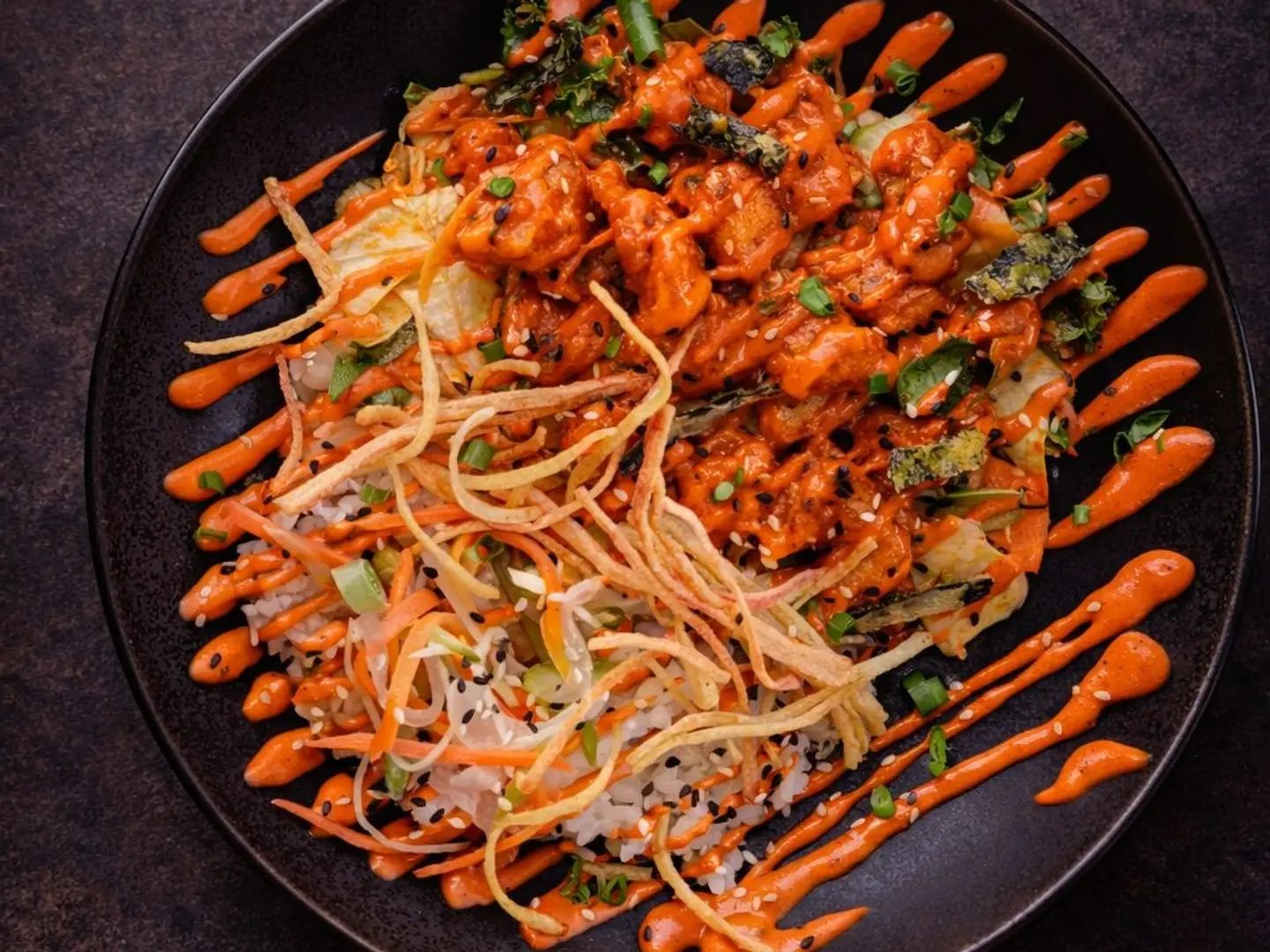 بوكي بول بصلصه السمسم