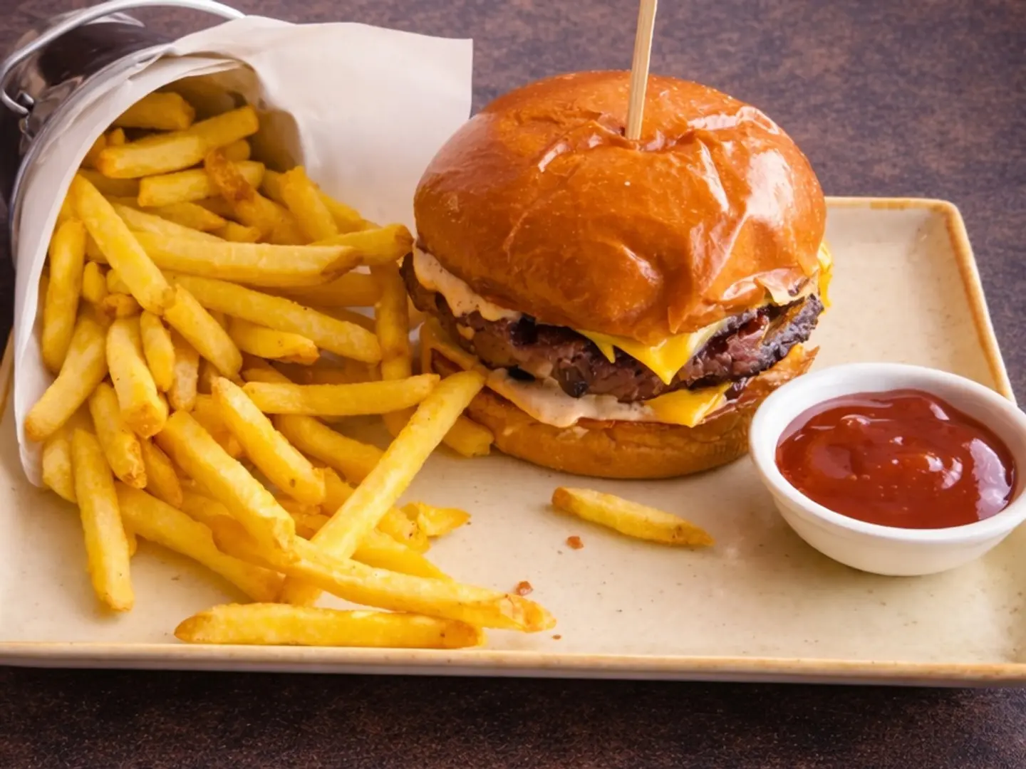 دبل كلاسيك برجر