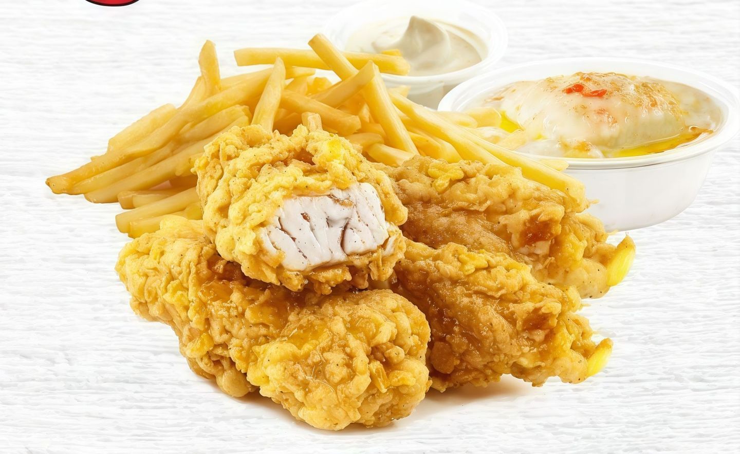 بروستد دجاج مسحب حار