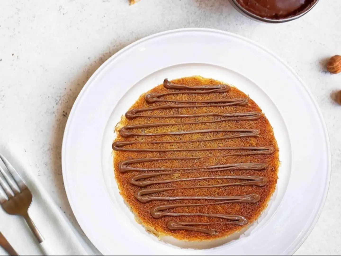 كنافة بالشكولاتة - عادي