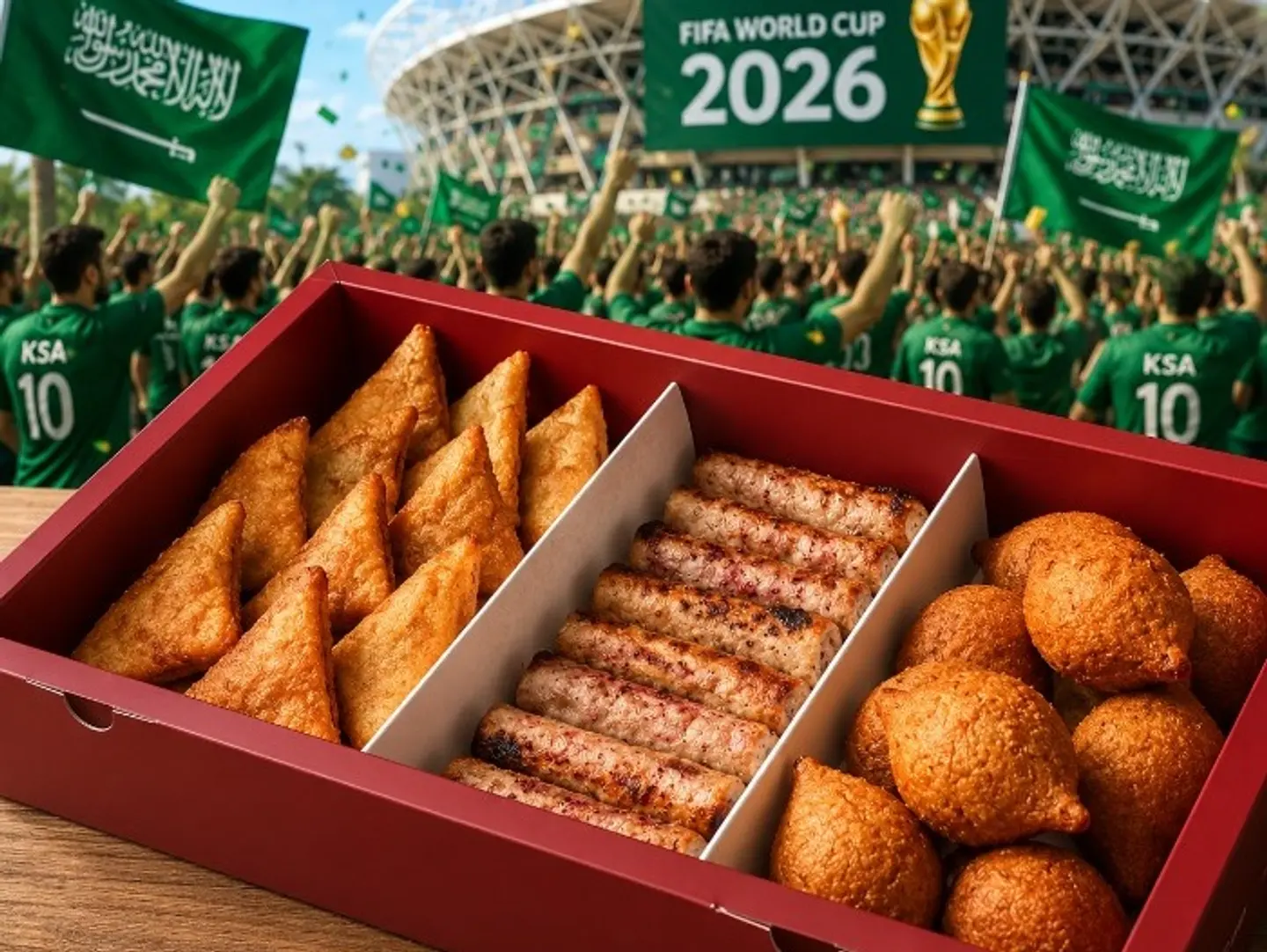 Mixed Fried And Musakhan Box World Cub - Medium