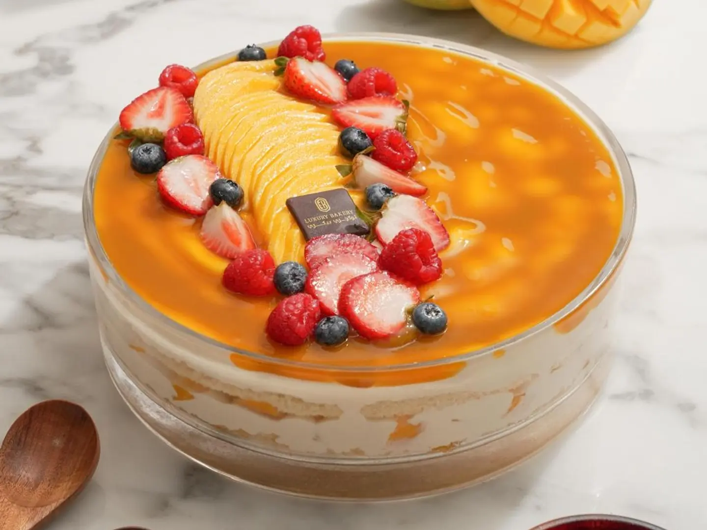 Mango Trifle Cake