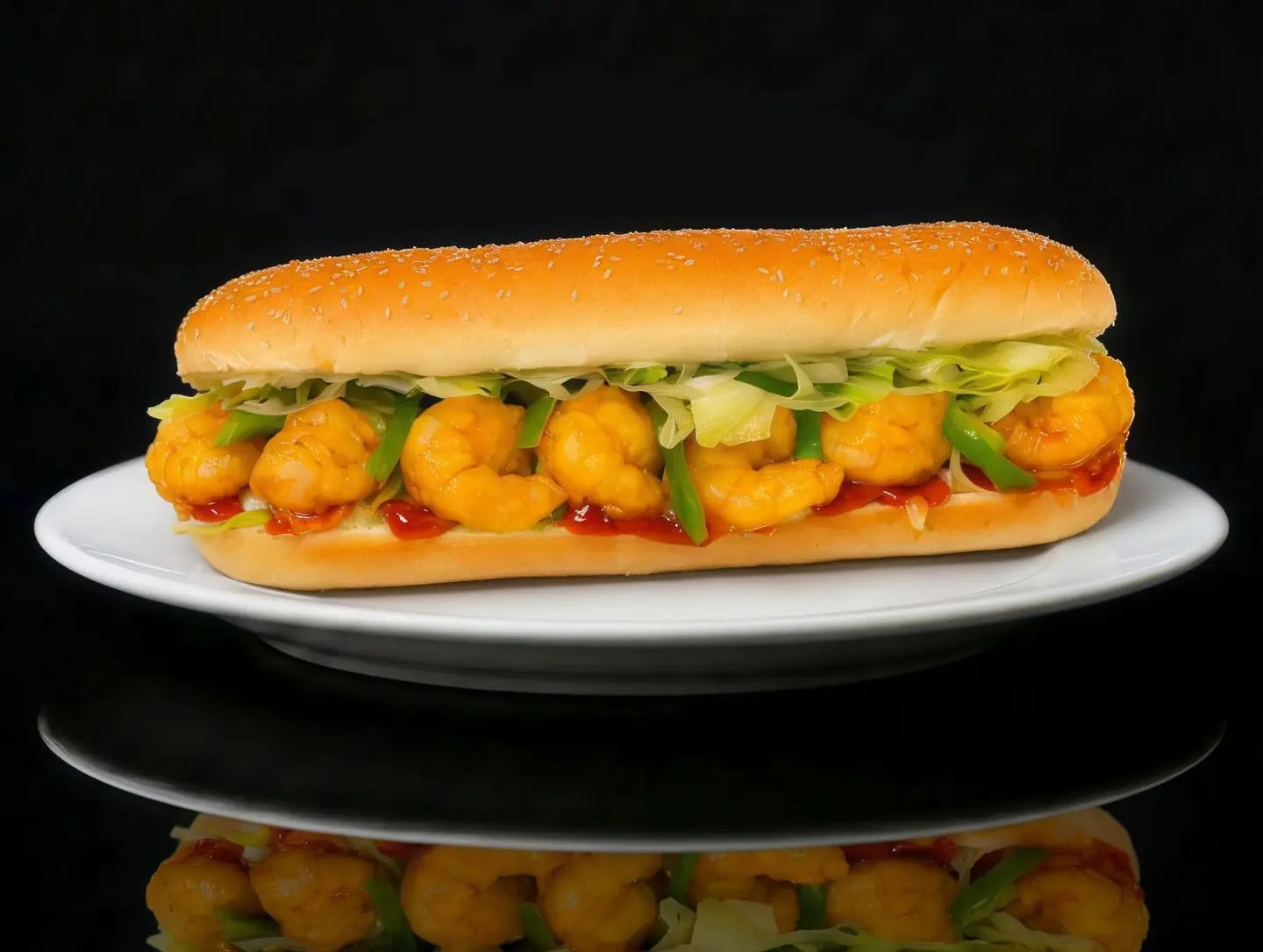 Dynamite Shrimp Sandwich