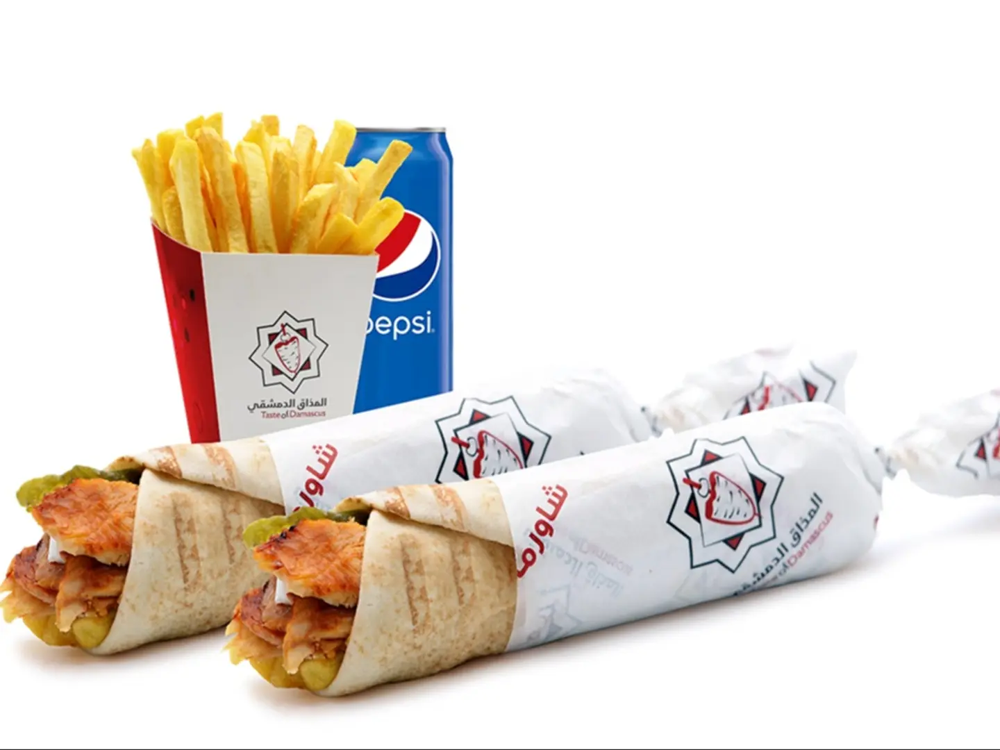 Shami Chicken Meal With Pepsi