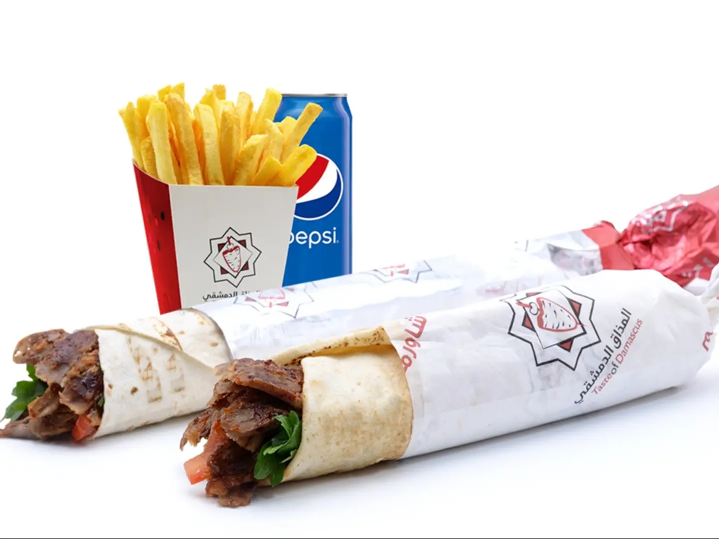 Meat Mix Meal With Pepsi