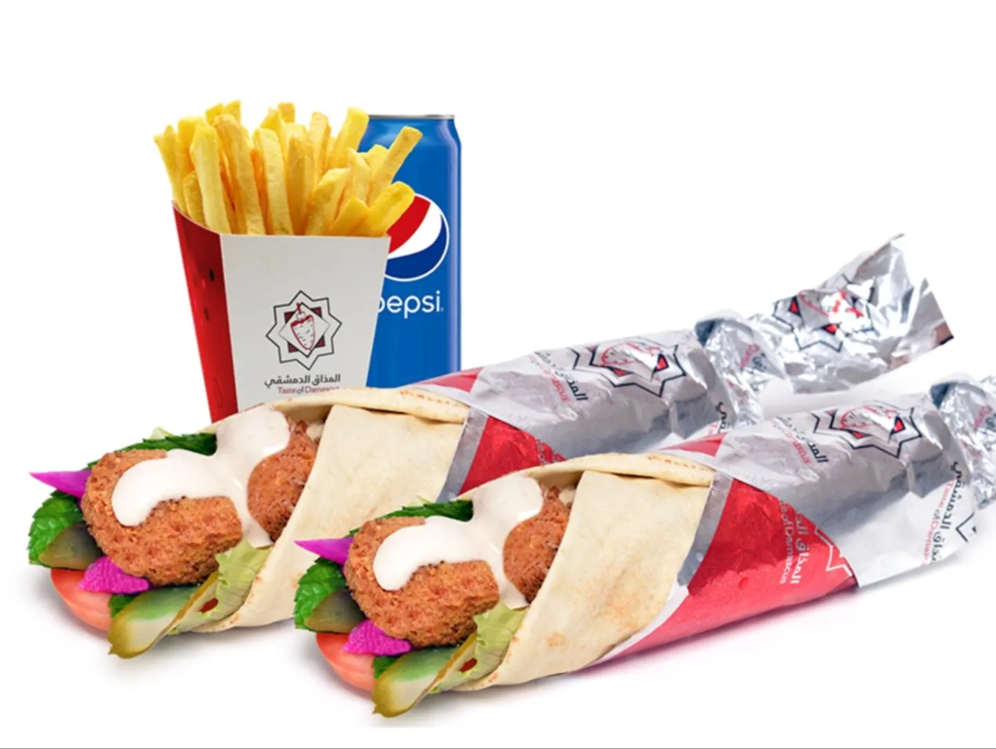 Shami Falafel Meal With Pepsi