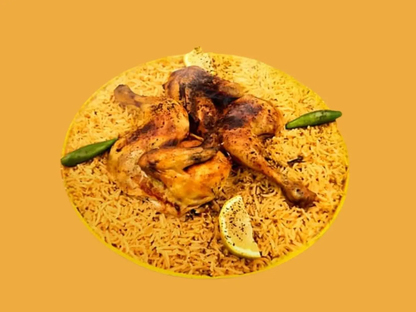 كبسة دجاج العزيمة