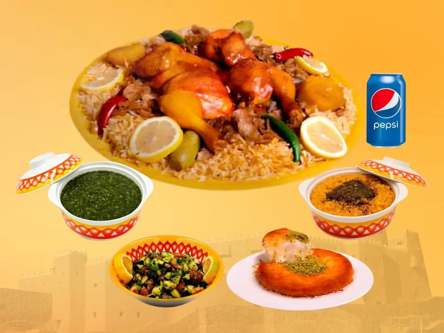 عرض الكبسة الحائلية دجاج