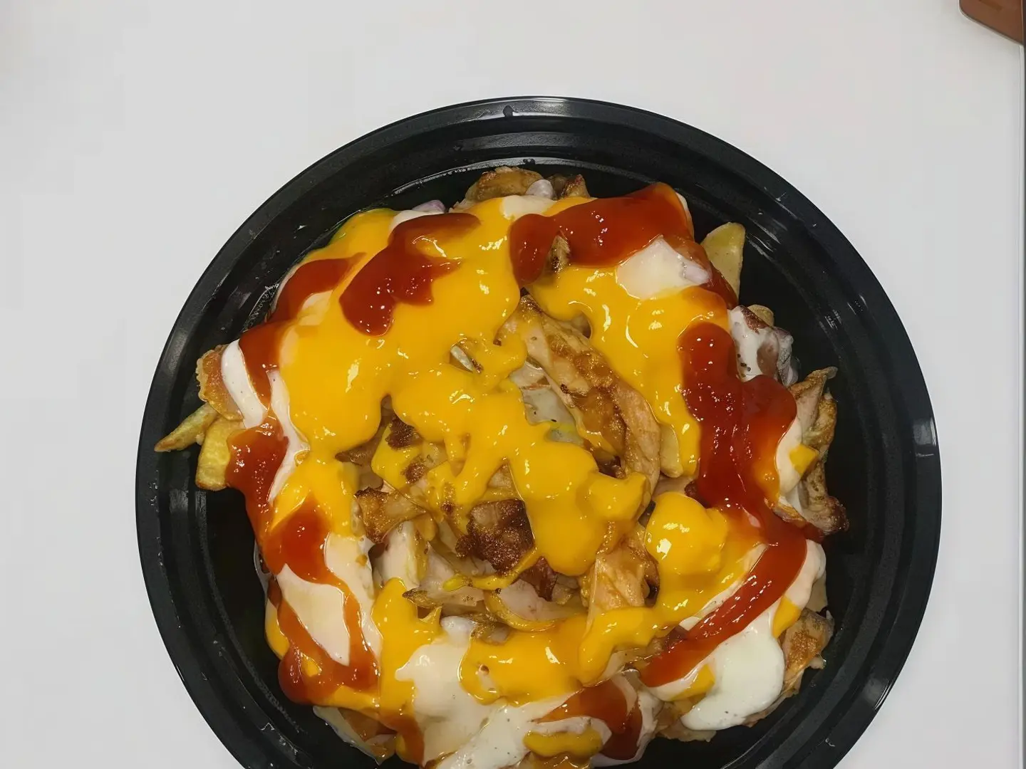 شاورما بالبطاطس بالصوصات