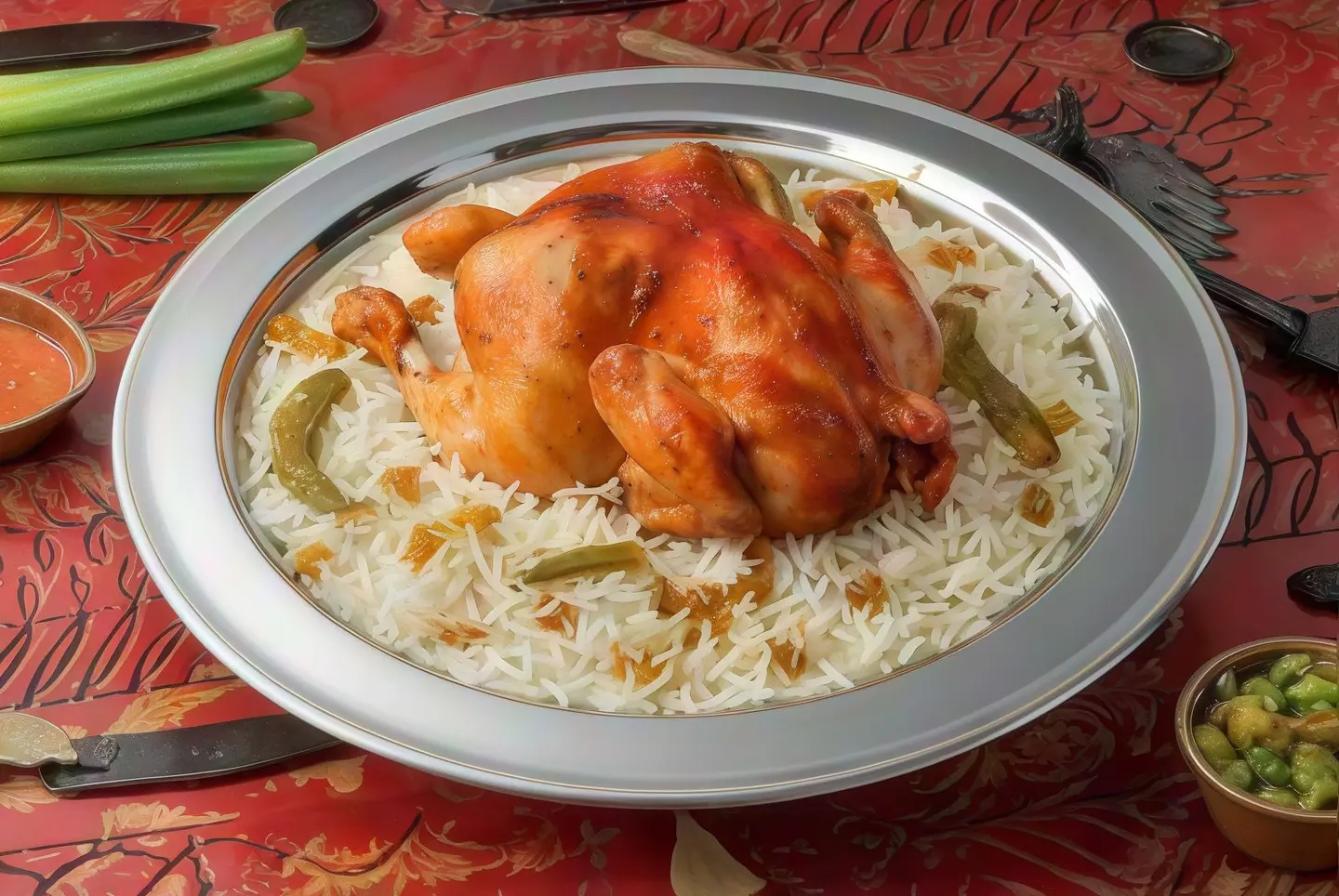 Chicken Mandi - Half A Chicken