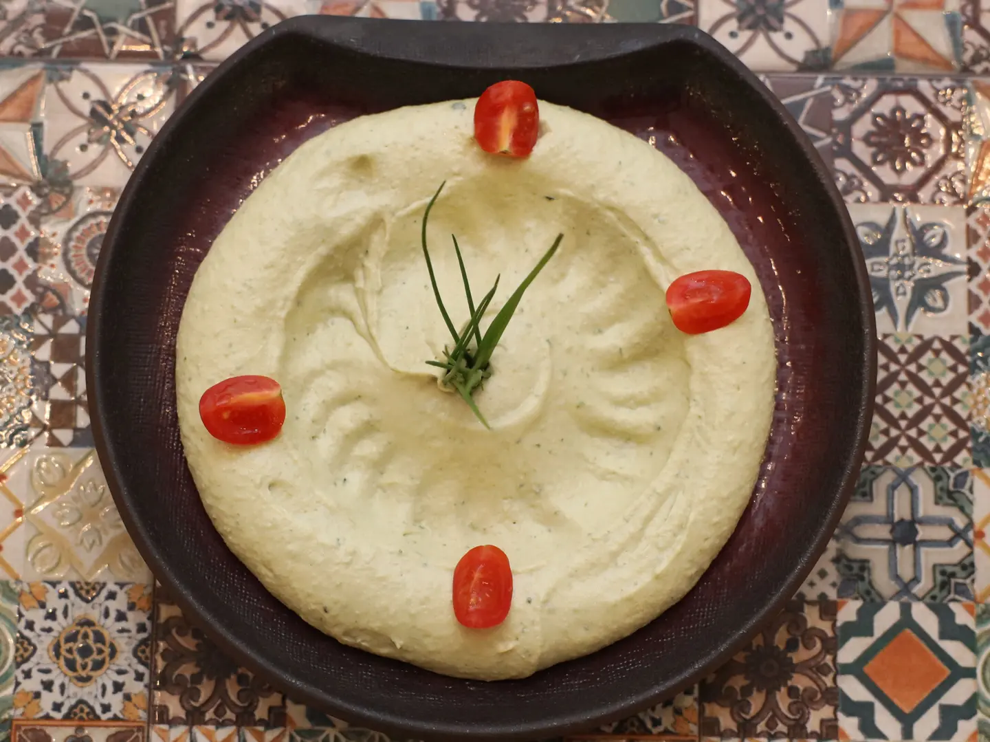 حمص بيستو (حبق)