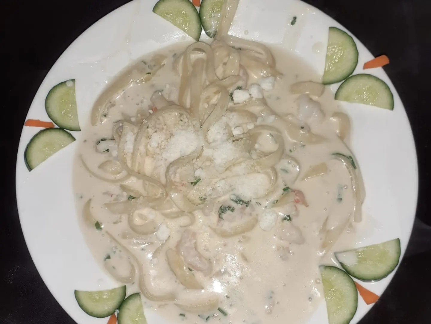 Fettucini With Shrimp