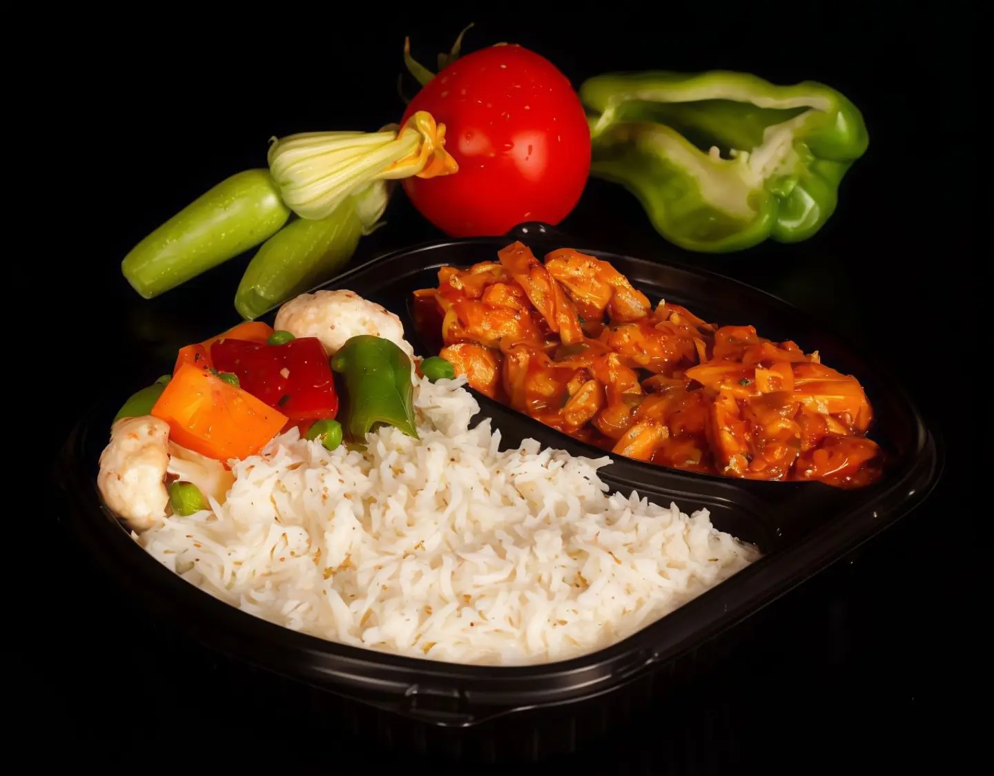 وجبة الدجاج بكريمة  الطماطم