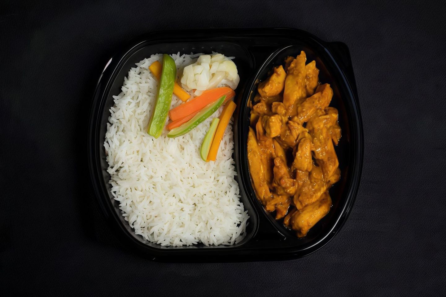 Rice With Masala Chicken
