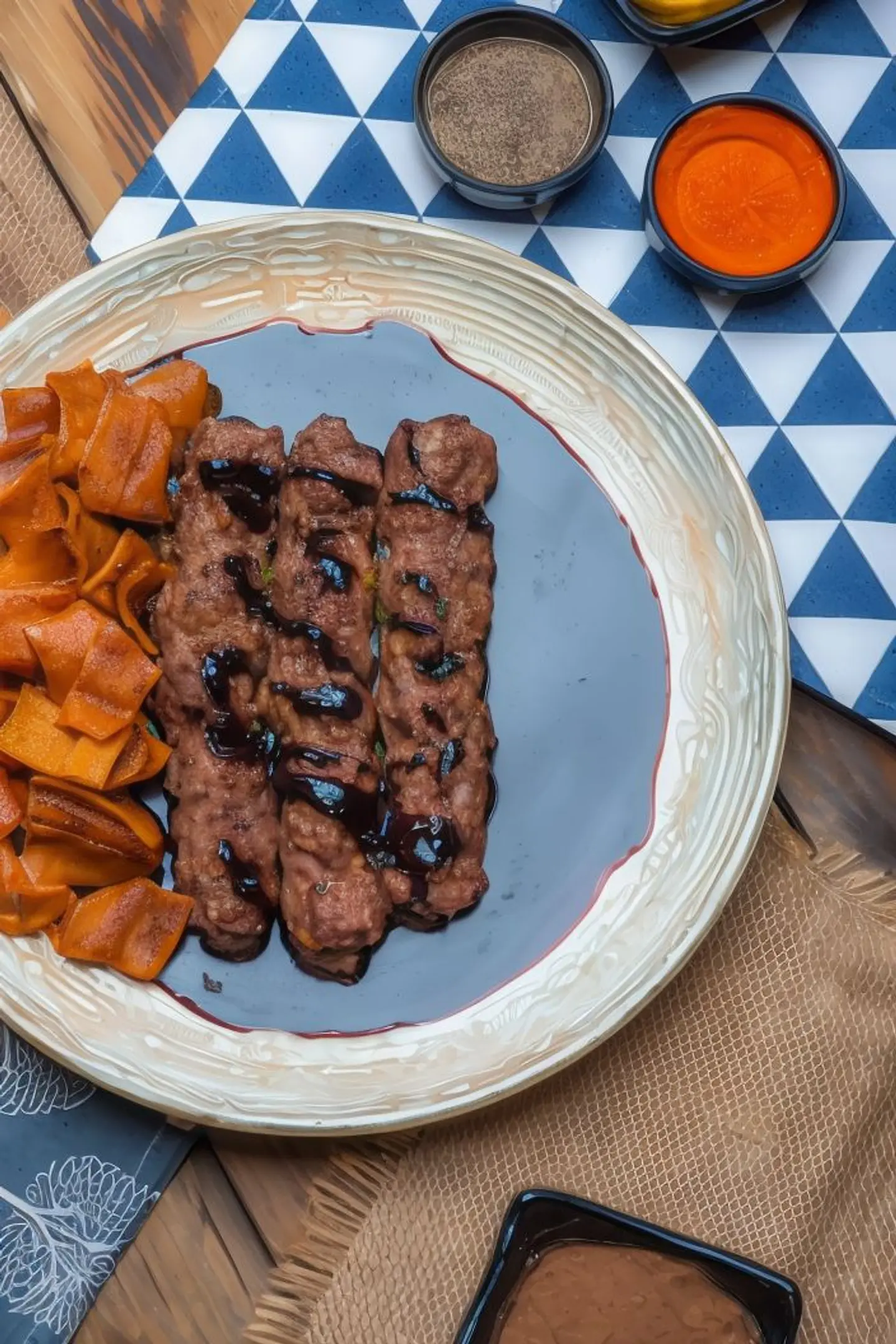 كباب بالكرز