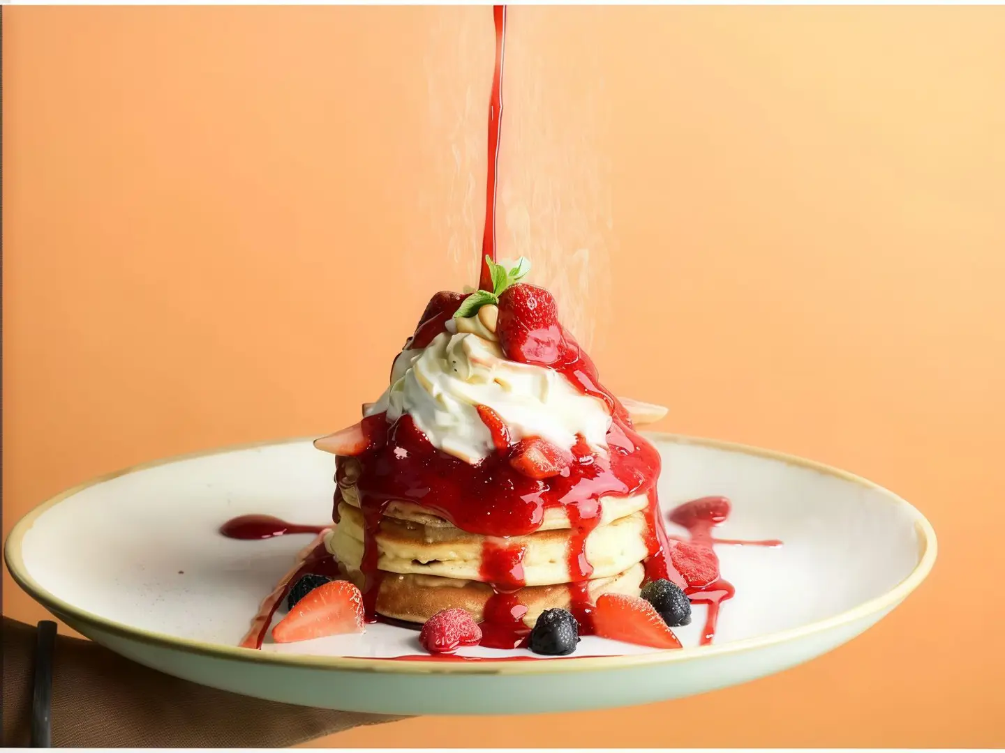 Strawberry Pancake
