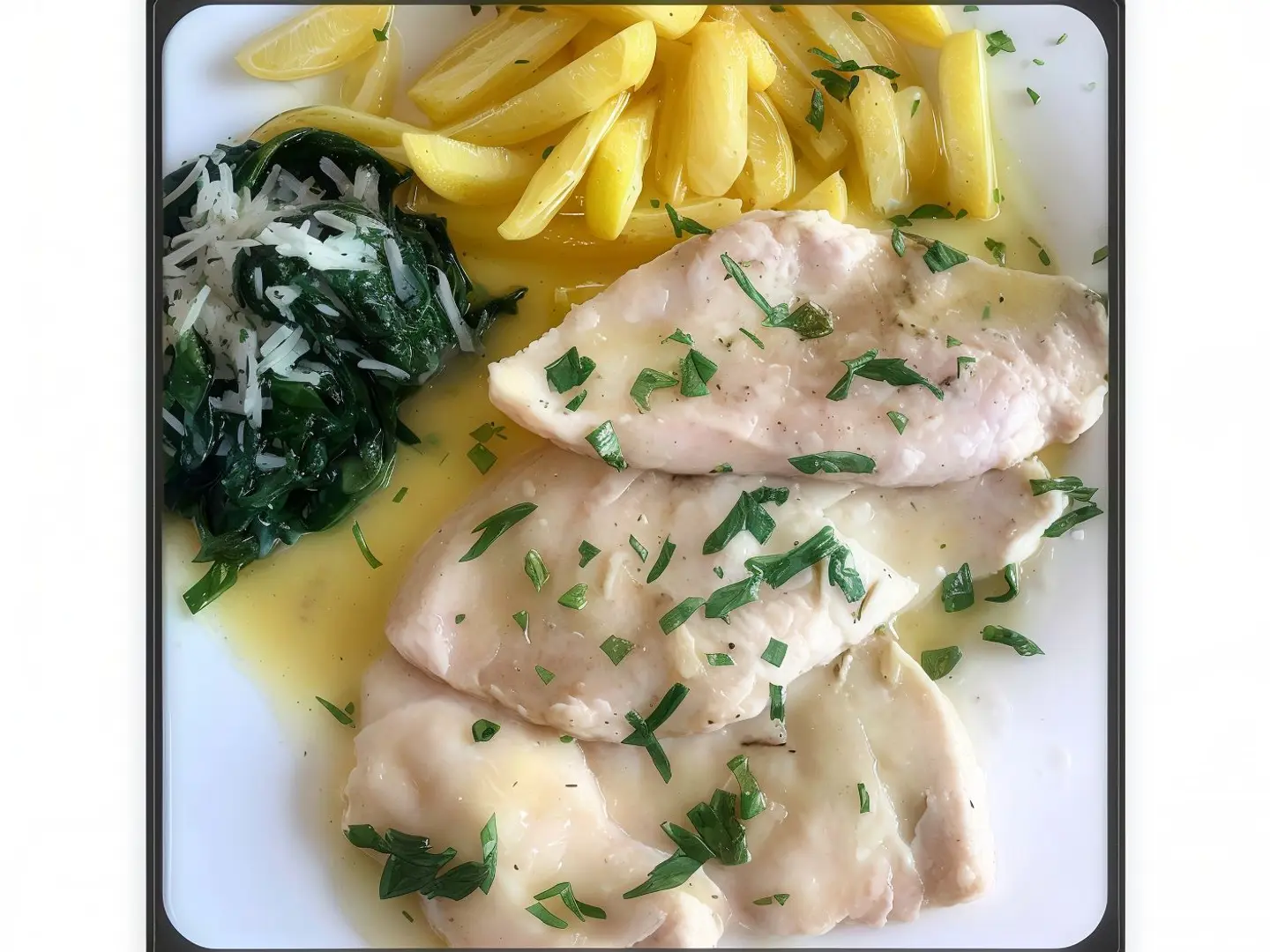 Scaloppinne Al Limone Pollo