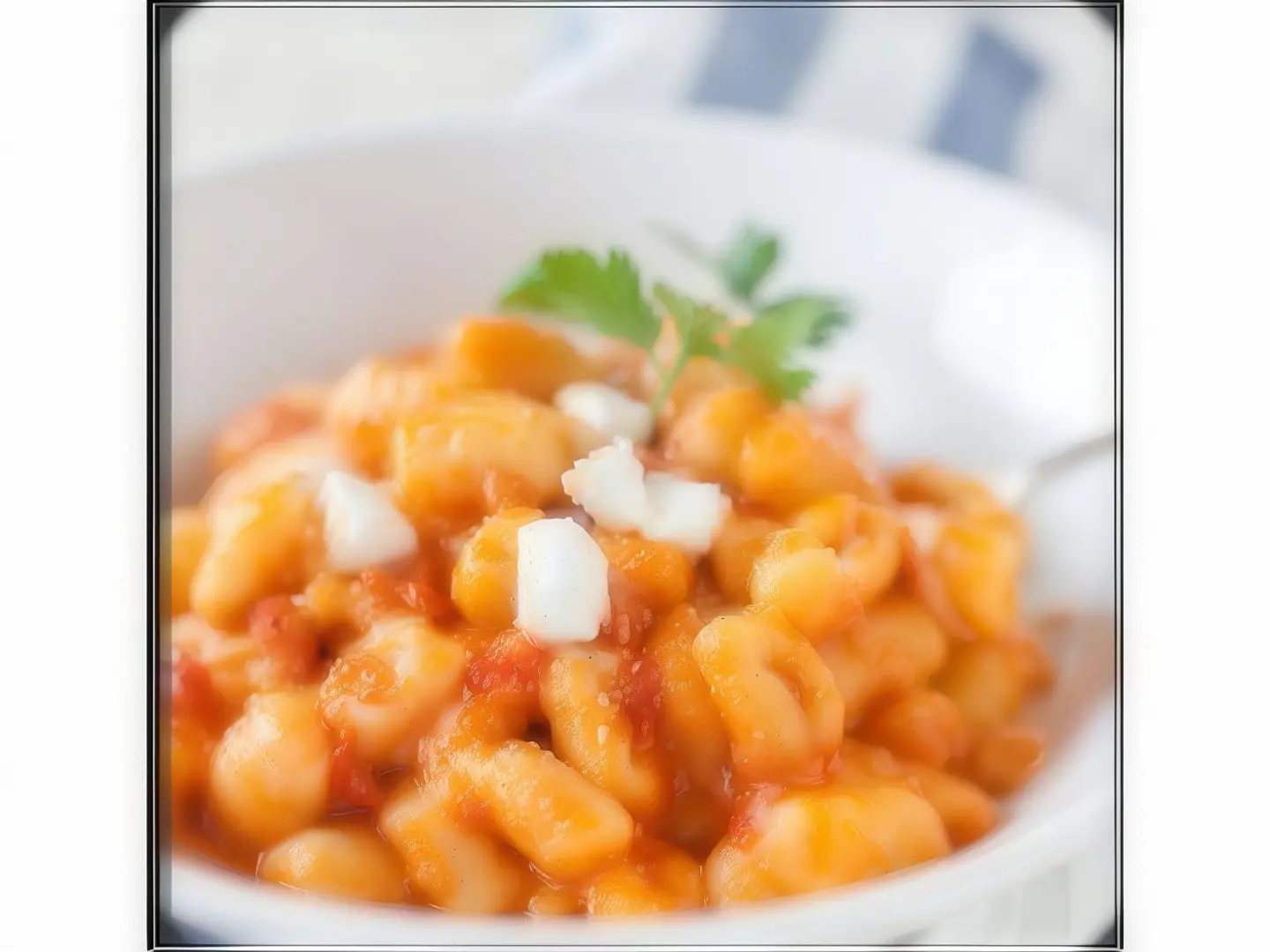 Gnocchi Alla Creama Di Pomodoro