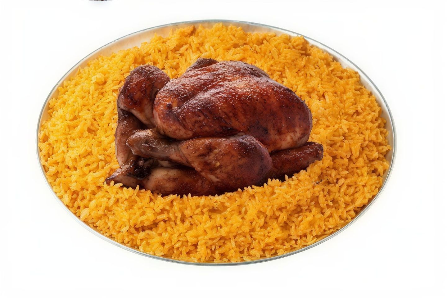 حبة مع رز احمر شواية