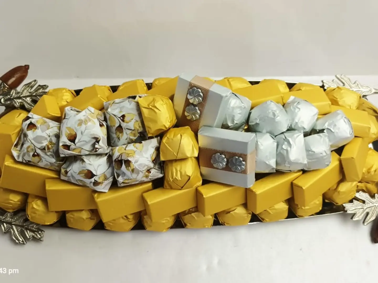 صينية شوكولاته حديد بيضاوى ٣٦١٩٣