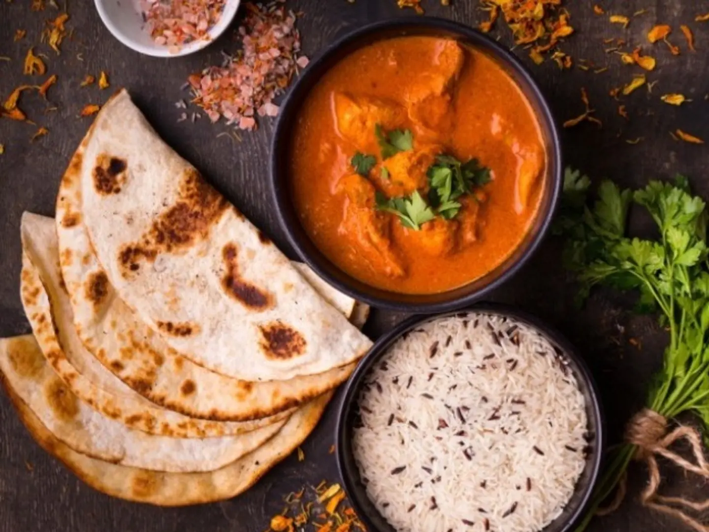 دجاج بالزبده على الطريقة الهندية