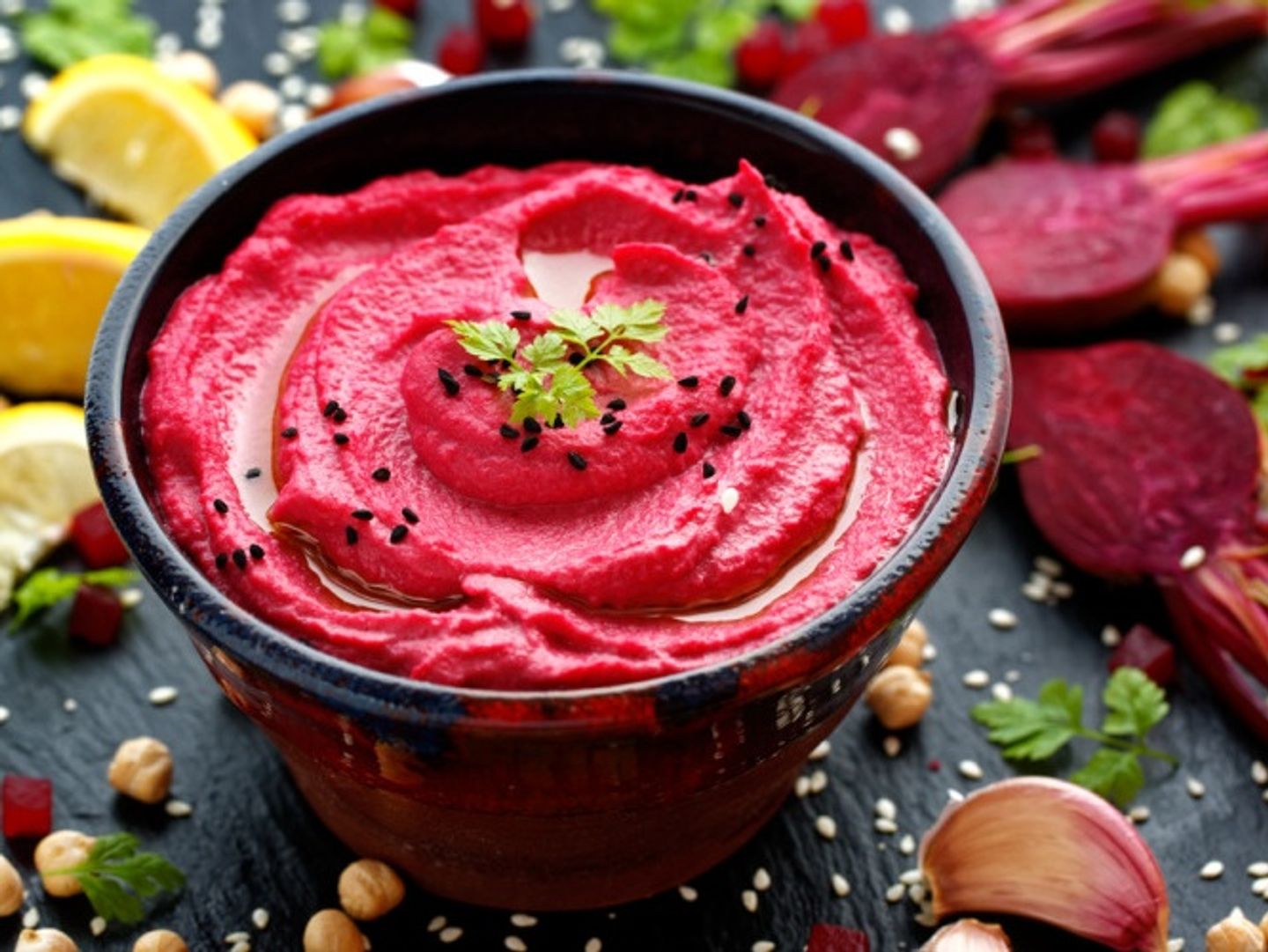 Beetroot Hummus - Big
