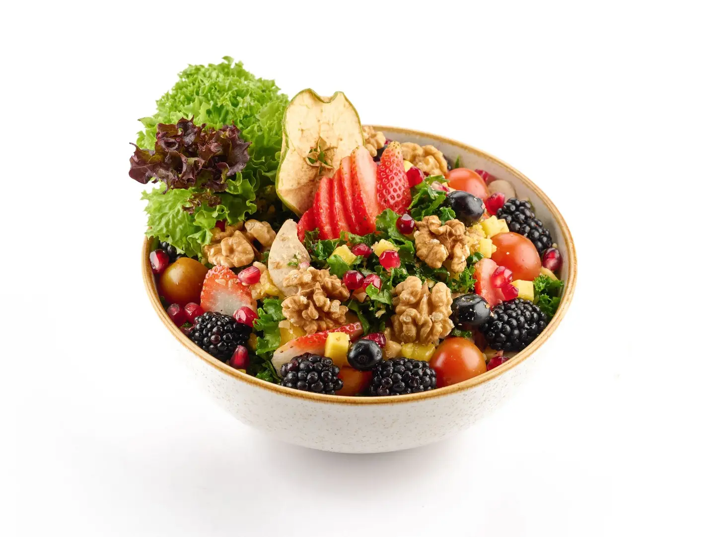 Kale Salad With Berries